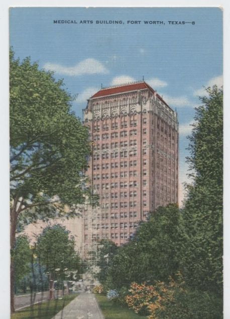 FSMB 1st offices in old med arts bld in Ft Worth